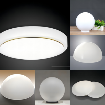 PC lampshade production process