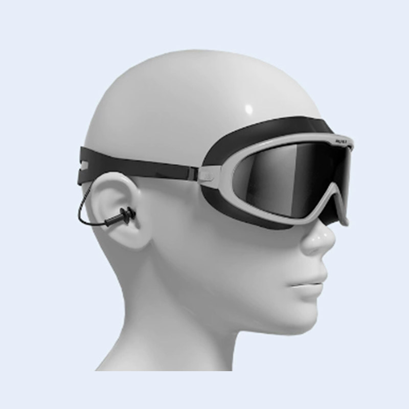 Swimming Goggles and Lenses and Glasses Straps Molding