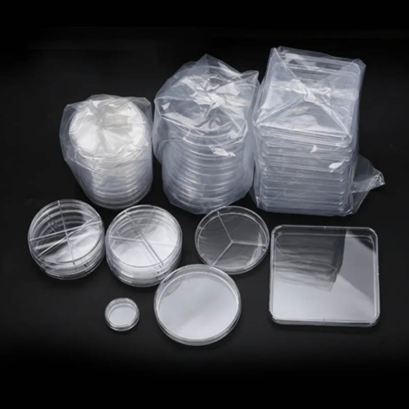 Plastic petri dishes
